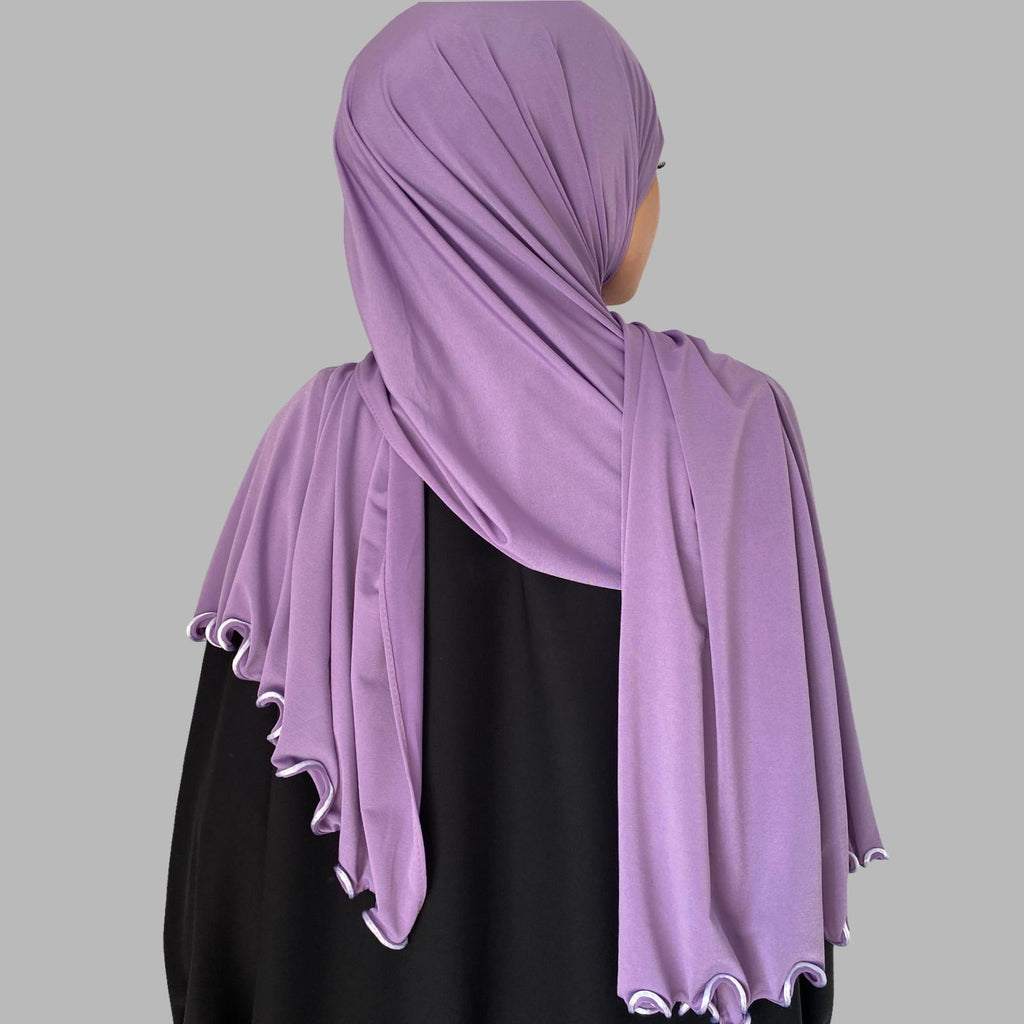 Premium Jersey Hijab Lilac - weich und blickdicht