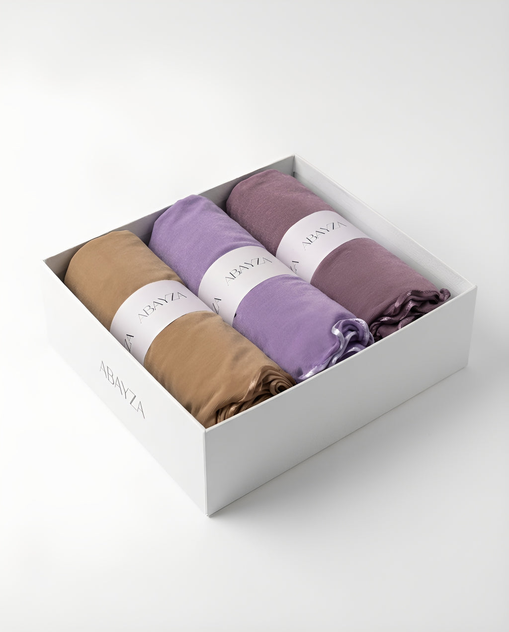 3er Set Caramel, Lilac, Violet